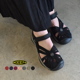 《限定クーポン配布》キーン サンダル KEEN レディース ローズサンダル ROSE SANDAL スポーツサンダル アウトドア ブランド 水陸両用 グリップ 滑り止め 歩きやすい 安定感 クッション キャンプ ビーチ 海 街 おしゃれ カジュアル ベロクロ ストラップ