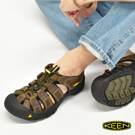キーン ニューポート サンダル メンズ レザー 本革 シューズ アウトドア ブランド キャンプ 旅行 きれいめ おしゃれ 歩きやすい スタイリッシュ 大人 靴 アクティブ 上品 上質 KEEN NEWPORT 1001870