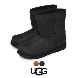 《今だけ！全品ポイントアップ中》アグ ブーツ レディース UGG クラシック ショート II ウォータープルーフ 靴 シューズ ショートブーツ ムートン ムートンブーツ 防水 防寒 雨 雪 モコモコ ブランド あったか シープスキン ボア ファー 海外 正規品 定番 汚れにくい 冬