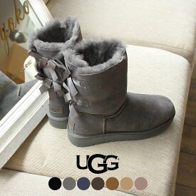 《20日限定！エントリー＆複数買いでポイント最大20倍》アグ オーストラリア UGG ベイリーボウ II ムートンブーツ (UGG AUSTRALIA BAILEY BOW II 1002954 1016225) レディース WOMEN ブーツ ショート ボア リボン 撥水 防汚