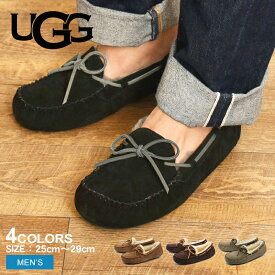 《20日限定！エントリー＆複数買いでポイント最大20倍》アグ オーストラリア UGG AUSTRALIA モカシン シューズ オルセン 1003390 OLSEN メンズ MEN ムートン スリッポン スエード 本革 ボア シューズ 靴 スウェード フラットシューズ