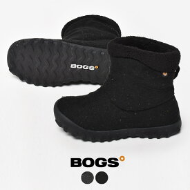 ボグス スノーブーツ レディース BOGS B-モック 2 シューズ スノーシューズ ウィンターブーツ ブーツ カジュアル シンプル ボア 靴 防水 保温 防寒 雨 雪 ブラック 黒 グレー 72699 B-MOC II
