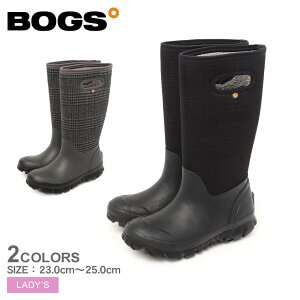 ボグス スノーブーツ レディース BOGS ホワイトアウト プラッド シューズ スノーシューズ ウィンターブーツ ブーツ カジュアル シンプル フェイクファー 防水断熱材 靴 防水 保温 防寒 防滑性