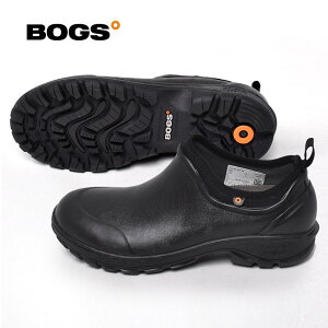ボグス レインシューズ メンズ BOGS SAUVIE SLIP ON ローカット おしゃれ 雨靴 防水 防滑 雨 梅雨 雪 アウトドア 通勤 通学 ブラック 黒 72207
