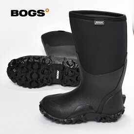 《スーパーSALEで使える限定クーポン配布》BOGS ボグス レインブーツ ブラック クラシックハイ CLASSIC HIGH 60142 メンズ ロング おしゃれ 雨靴 長靴 防水 防滑 ブーツ アウトドア フェス 黒