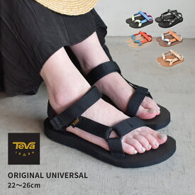 テバ サンダル TEVA スポーツサンダル レディース オリジナル ユニバーサル ORIGINAL UNIVERSAL 1003987 スポサン ブランド アウトドア カジュアル レジャー ビーチ フェス 黒 白 ストラップ シンプル トレンド 人気 おしゃれ 可愛い