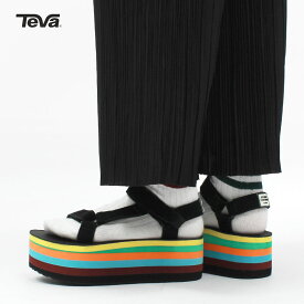 《今だけ！全品ポイントアップ中》テバ サンダル 厚底 カラフル レディース Teva フラットフォームユニバーサル ストラップサンダル スポーツサンダル スポサン ビーチ プール シューズ ヒールサンダル ブランド スポーティ派手 個性的 FLATFORM UNIVERSAL 1114350 珍しい