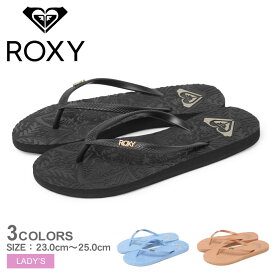 《スーパーSALEで使える限定クーポン配布》ロキシー サンダル レディース ROXY ANTILLES II ビーチサンダル 靴 ビーサン ビーチサンダル トングサンダル サーフ ビーチ ロゴ カジュアル シンプル スポーティ ブランド スポーツ レジャー おしゃれ かわいい 総柄 ブルー 青