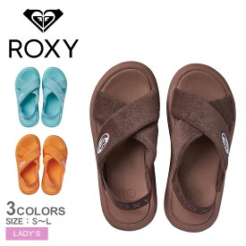 ＼5/25限定！最大全額ポイントバック★要エントリー／ロキシー 厚底サンダル レディース ROXY RAD WEEKEND CROSS サンダル 厚底 シンプル 高反発 カジュアル ビーチ レジャー アウトドア フェス タウンユース 屋外 屋外 オレンジ ブルー 青 ブラウン 茶 RSD241206