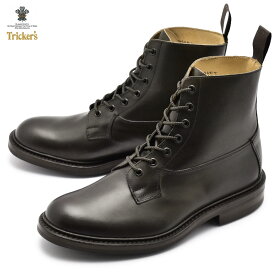 トリッカーズ ブーツ TRICKERS バーフォード BURFORD 5635／4 ドレスブーツ ブラック メンズ イギリス ブランド おしゃれ レザー 革靴 黒