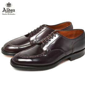 《20日限定！エントリー＆複数買いでポイント最大20倍》オールデン シューズ メンズ ALDEN コードバン ノルウィージャン 定番 トラディショナル ビジネス フォーマル カジュアル キレカジ セレカジ おしゃれ 収納袋 革靴 紳士靴 高級 ワインレッド 2450 CORDOVAN NORWEGIAN