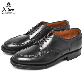 《スーパーSALEで使える限定クーポン配布》オールデン シューズ メンズ ALDEN ALLACCIATA CORDOVAN 定番 コードバン トラディショナル ビジネス フォーマル カジュアル キレカジ セレカジ おしゃれ 収納袋 革靴 紳士靴 高級 Vチップ ブラック 黒 D9631C