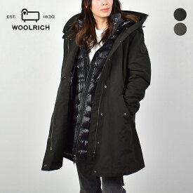 ＼5/25限定！最大全額Pバック／ウールリッチ ダウンジャケット レディース WOOLRICH ロング ミリタリー 3イン1 ダウン パーカ アウター 上着 セット ジャケット ダウンコート ロング コート ロングコート フード 撥水 はっ水 防風 防寒 長袖 保温 ブランド シンプル