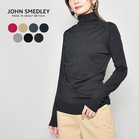 《20日限定！複数買いで最大P20倍》ジョンスメドレー セーター JOHN SMEDLEY カットキン レディース ニット CATKIN SWEATER スリムフィット タートルネック ハイネック ハイゲージ メリノウール 無地 SLIM FIT きれいめ シンプル 服 メリノウール 上質 ブランド 暖かい