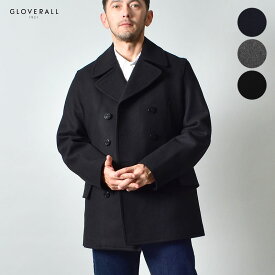 グローバーオール コート メンズ GLOVERALL チャーチル ピーコート メンズ ブラック 黒 グレー CHURCHILL PEACOAT MC7690 アウター 長袖 上着 羽織 クラシカル トラッド クラシック 紳士 大人 おしゃれ ウェア ブランド カジュアル 防寒 保温性