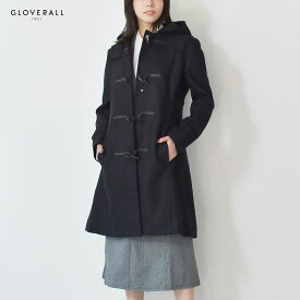 ＼5/25限定！最大全額Pバック／グローバーオール ダッフルコート ロングコート レディース GLOVERALL SWING LONG DUFFLE COAT スイング ロング ダッフル コート アウター 上着 ロング丈 クラシカル トラッド クラシック 大人 おしゃれ ブランド カジュアル 防寒ブラック 黒