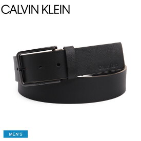 ＼2人に1人が当選！エントリーで最大全額ポイントバック／カルバンクライン ベルト メンズ CALVIN KLEIN WARMTH 40MM BELT CK ブランド ロゴ おしゃれ シンプル ブランド カジュアル アメカジ ギフト プレゼント ビジネス 会社 ブラック 黒 K50K509957