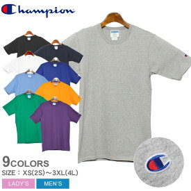 《今だけ！全品ポイントアップ中》【ゆうパケット配送】 CHAMPION チャンピオン Tシャツ メンズ レディース 無地 黒 ブラック 灰 グレー 青 ブルー GT19 ヘリテージ GT19 HERITAGE TEE ブランド 綿 ブランド 大きいサイズ 綿 綿100 半袖 無地 ロゴ 刺繍 服