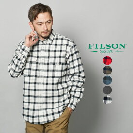 《今だけ！全品ポイントアップ中》フィルソン 長袖シャツ メンズ FILSON アラスカンガイドシャツ ブランド ウェア クラシカル 長袖 シンプル カジュアル チェック ポケット 長袖シャツ おしゃれ ギフト プレゼント ブルー レッド 赤 ブラック 黒 ホワイト 白 カーキ グレー