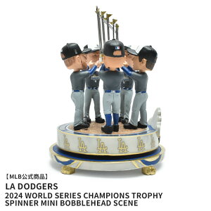 W[[Ox[X{[ {uwbh MAJOR LEAGUE BASEBALL LOS ANGELES DODGERS 2024 WORLD SERIES CHAMPIONS TROPHY SPINNER MINI BOBBLEHEAD SCENE ouwbh Ul` l` tBMA Jĕ [L[Ex