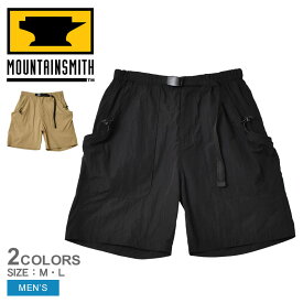 《20日限定！複数買いでポイント最大20倍》マウンテンスミス パンツ メンズ MOUNTAIN SMITH 5L SHORT PANT ブランド ボトムス ズボン 短パン 半ズボン ショートパンツ ショーツ おしゃれ アウトドア レジャー キャンプ フェス ポケット ブラック 黒 ベージュ MS0-000-231003