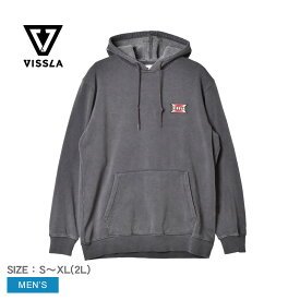 《今だけ！全品ポイントアップ中》ヴィスラ パーカー メンズ VISSLA SOLID SETS ECO HOODIE ブランド ウェア 長袖 シンプル カジュアル ブランド ロゴ フーディー おしゃれ グレー M607QSOS