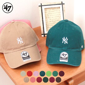 《20日限定！複数買いでポイント最大20倍》47 ブランド キャップ 帽子 メンズ レディース 47 BRAND CAPS ヤンキース キャップ ベースランナー ’47 クリーンナップ ニューヨークヤンキース ユニセックス 刺繍 ベースボールキャップ BBキャップ 野球帽 ストリート クラシック