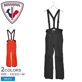 《今だけ！店内全品ポイントUP》ロシニョール ボトムス メンズ ROSSIGNOL クラシック スキー パンツ パンツ ウィンタースポーツ 雪 スポーツ スポーティ 運動 防水 撥水 防寒 ブランド シンプル ロング丈 ブラック 黒 レッド 赤 RLIMP15 QLASSIQUE SKI PANTS