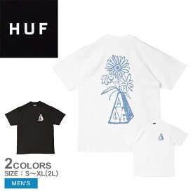 【ゆうパケット配送】 ハフ 半袖Tシャツ メンズ HUF TT HALLOWS Tシャツ ウエア トップス Tシャツ クルーネック ストリート カジュアル アメカジ ゆったり プリント バックプリント シンプル ロゴ 半袖 おしゃれ ブラック 黒 TS02190