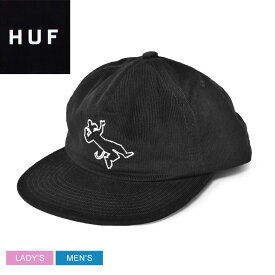 《今だけ！店内全品ポイントUP》ハフ キャップ メンズ レディース HUF アウトライン コード スナップバック ハット 帽子 CRAILTAP クレイルタップ コラボ コラボレーション 5パネル シンプル ストリート スケーター スケボー おしゃれ ブラック 黒 HT00744 OUTLINE