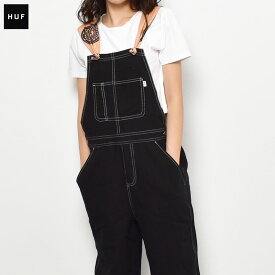 《今だけ！店内全品ポイントUP》ハフ オーバーオール レディース HUF LTWEIGHT HANDKERCHIEF OVERALL ウエア オールインワン サロペット つなぎ ブランド ストリート スケーター スケボー カジュアル ポケット ズボン ロングパンツ レジャー 長ズボン アウトドア キャンプ