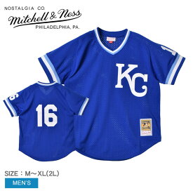 《今だけ！全品ポイントアップ中》ミッチェルアンドネス ユニフォーム メンズ MITCHELL ＆ NESS ボージャクソンカンザスシティロイヤルズ1989 ウエア トップス ベースボールジャージ ストリート オーセンティック MLB ブランド カジュアル アメカジ スポーティ ロゴ 半袖