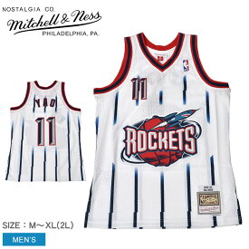 《今だけ！全品ポイントアップ中》バスケットボール ユニフォーム NBA レプリカ ミッチェルアンドネス メンズ Mitchell & Ness スイングマン ヒューストン・ロケッツ 2002-03 ヤオ・ミン NBA バスケットボールジャージ タンクトップ ノースリーブ トップス ブランド バスケ