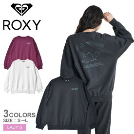 ＼抽選で最大全額ポイントバック／ロキシー スウェット レディース ROXY スウェットトップ PEANUTS PULLOVER PEANUTS コラボ キャラクター スヌーピー ウエア 長袖 トップス カジュアル スポーティ シンプル サーフ ビーチ プリント おしゃれ ロゴ ワンポイント アウトドア