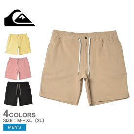 《スーパーSALEで使える限定クーポン配布》クイックシルバー ハーフパンツ メンズ QUIKSILVER OC PLAY WATER SHORTS ショートパンツ ボトムス チノパン サーフブランド サーファー サーフィン ポケット ウエストゴム シンプル 無地 紐 ロゴ