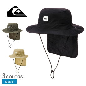 《20日限定！複数買いでポイント最大20倍》クイックシルバー ハット メンズ QUIKSILVER UV WATER HAT 帽子 ぼうし ブランド カジュアル シンプル サーフ アウトドア レジャー おしゃれ ファッション タウンユース 日焼け 日除け デイリー 運動 散歩 旅行 お出かけ UVカット