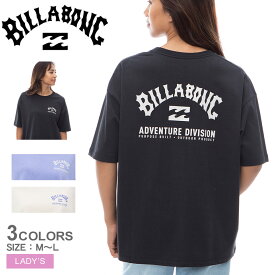 《今だけ！全品ポイントアップ中》【ゆうパケット配送】 ビラボン 半袖Tシャツ レディース BILLABONG ADIV LOGO TEE UVTシャツ トップス 半袖 Tシャツ クルーネック 吸水 速乾 UVカット UV 日焼け防止 ブランド ストリート シンプル カジュアル アウトドア ロゴ