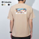 【ネコポス配送】コロンビア Tシャツ メンズ 半袖 冷感 冷却 速乾 涼しい 防臭 紫外線カット 日焼け 暑さ対策 トップス アウトドアブランド キャンプ Columbia スウィンアベニューショートスリーブ Swin Avenue Short Sleeve Tee PM0301