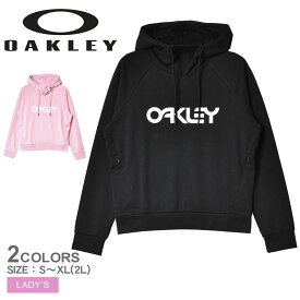 《今だけ！全品ポイントアップ中》オークリー パーカー レディース OAKLEY WOMENS 2.0 FLEECE HOODY ウエア トップス プルオーバー フード フーディー ブランド スポーツ スポーティ 運動 人気 定番 おしゃれ ロゴ カジュアル ブラック 黒 ピンク FOA500200