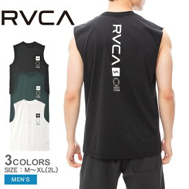 《今だけ！店内全品ポイントUP》【ゆうパケット配送】 ルーカ ラッシュガード メンズ RVCA VA VENT SURF TANK トップス タンクトップ ノースリーブ UVカット UPF50 紫外線 サーフィン サーファー ビーチウェア マリンスポーツ ストリート 海 プール ビーチ 速乾