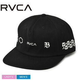 《20日限定！エントリー＆複数買いでポイント最大20倍》ルーカ キャップ 帽子 メンズ レディース RVCA バロン スナップバック 小物 ロゴ カジュアル ストリート サーフ ブランド シンプル コラボ ブラック 黒 BD041922 BARRON SNAPBACK