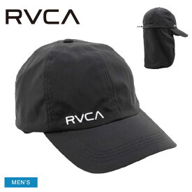 《今だけ！全品ポイントアップ中》ルーカ 帽子 メンズ RVCA ゴビ キャップ キャップ 小物 ロゴ ワンポイント 日よけ 紫外線対策 UV対策 おしゃれ タウンユース おでかけ カジュアル ストリート サーフ シンプル ブランド ブラック 黒 BD041962 GOBI CAP
