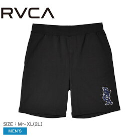 《今だけ！店内全品ポイントUP》ルーカ ハーフパンツ メンズ RVCA OE SWEATSHORTS ショート丈 ショート ボトムス スウェット スエット ウエア 半ズボン ジム ランニング ポケット 運動 サーフ トレーニング ウエストゴム おしゃれ プリント カジュアル スポーティ