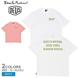 デウス エクス マキナ 半袖Tシャツ メンズ DEUS EX MACHINA HEMLOCK TEE トップス ウェア 半袖 ショートスリーブ キャンプ アウトドア レジャー カジュアル シンプル Tシャツ ブランド プリント ロゴ クルーネック スポーティ