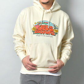 ＼5/25限定！最大全額Pバック／デウス エクス マキナ パーカー メンズ DEUS EX MACHINA SEQUENCE HOODIE ウェア トップス フーディー フード プルオーバー 長袖 アウトドア 裏起毛 キャンプ ストリート スケーター スケボー カジュアル ロゴ プリント おしゃれ ベージュ