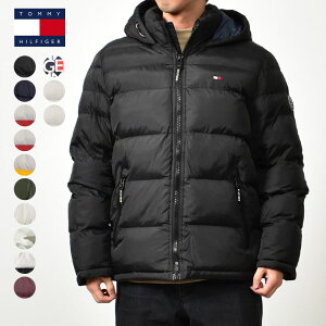 g~[qtBK[ ȃWPbg Y TOMMY HILFIGER NYLON PERFORMANCE HOODY PUFFER JACKET gbvX   Ap EFA Vv AE^[ t[h p[J[ h 㒅  g~[ u