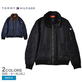 《今だけ！全品ポイントアップ》トミージーンズ MA－1ジャケット メンズ TOMMY JEANS FLIGHT JKT W FUR TOMMY HILFIGER トミーヒルフィガー メンズ 羽織 上着 ブランド フライトジャケット ロゴ ワッペン ミリタリー スタジャン ブルゾン シンプル カジュアル 旅行 長袖 暖か