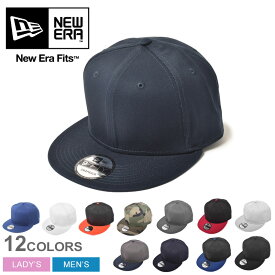 《今だけ！全品ポイントアップ中》ニューエラ 帽子 メンズ レディース NEW ERA フラットビル スナップバックキャップ ベースボールキャップ BBキャップ 野球帽 ストリート カジュアル スポーティ アジャスター レトロ ユニセックス 無地 シンプル カモフラージュ カモ柄