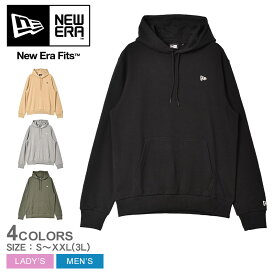 ニューエラ パーカー メンズ レディース NEW ERA エッセンシャル フラッグ フーディ フーディ プルオーバー カジュアル シンプル おしゃれ ブランド 長袖 ロゴ グリーン 緑 ベージュ クリーム ブラック 黒 グレー 12511144 60332264