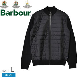 《今だけ！全品ポイントUP》バブアー ジャケット メンズ BARBOUR カーン バッフル ジャケット ウエア アウター 上着 長袖 キルティング ニット クラシック スタイリッシュ バーブァー ブランド カジュアル シンプル おしゃれ 防寒 ブラック 黒 MKN1104 CARN BAFFLE